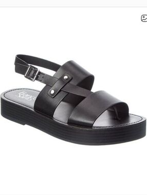 NIB Franco Sarto L-Genova Sandal Black